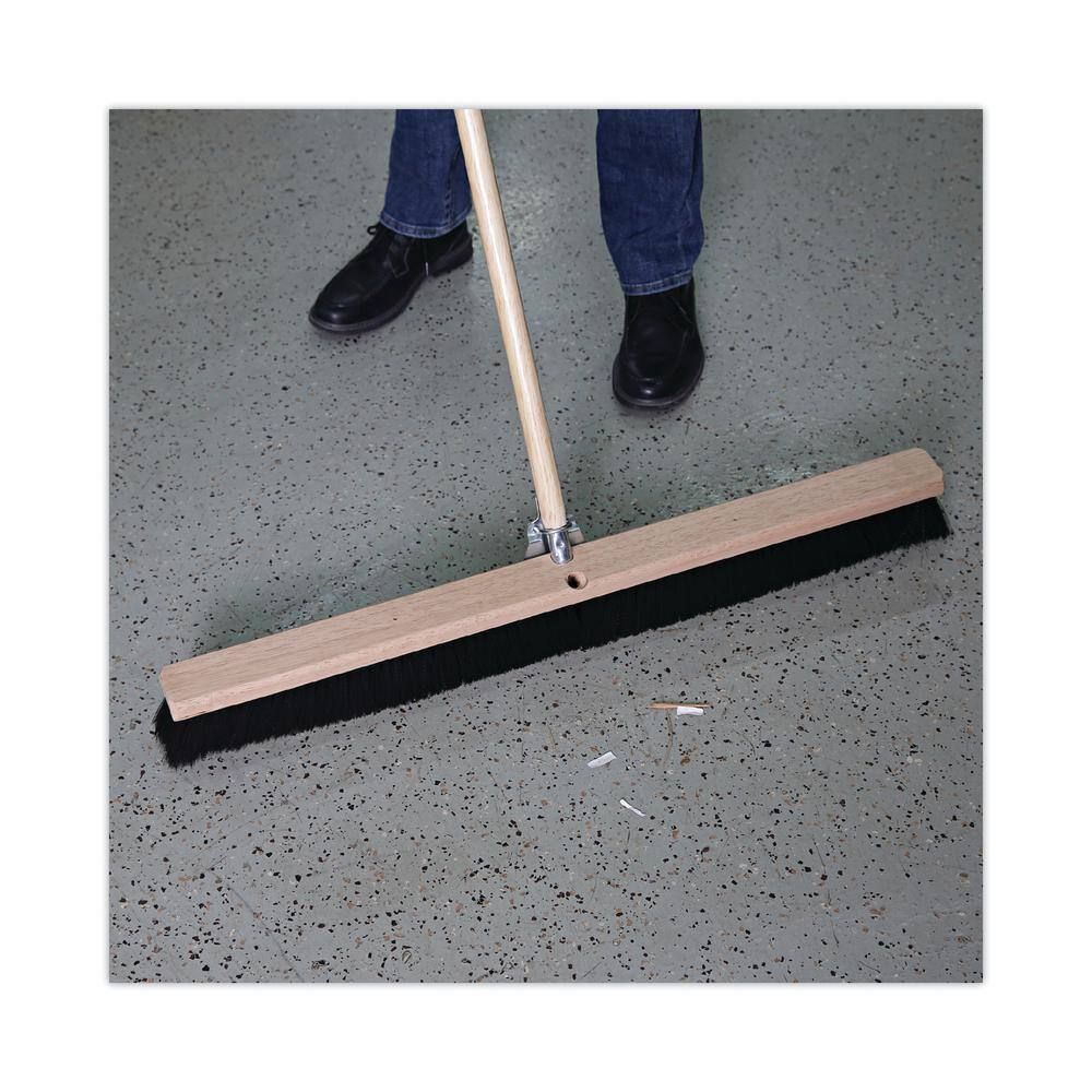 Boardwalk 36 in. Polypropylene Bristles Push Floor Brush Head BWK20636