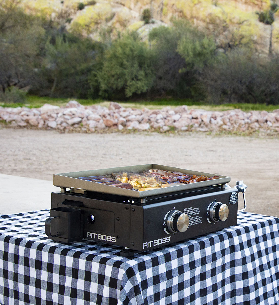 Pit Boss 2 Burner Portable Gas Griddle Lightweight and portable Cast Iron Griddle  Crowdfused