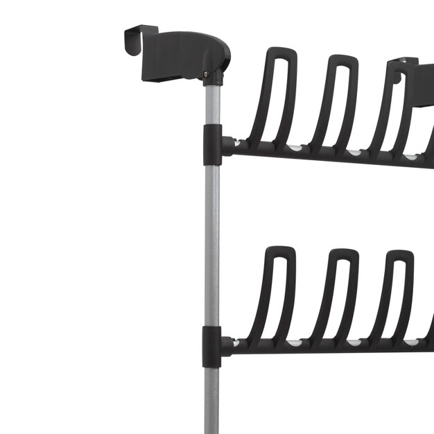 Organize It All Overdoor 12 Pair Shoe Rack Basic Collection