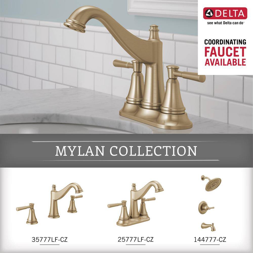 Delta Mylan Towel Ring in Champagne Bronze MYN46-CZ