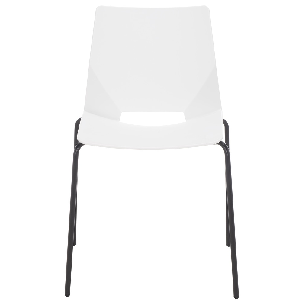 SAFAVIEH Couture Nellie Molded Plastic Dining Chair (SET of 2)   23 IN W x 20 IN D x 33 IN H