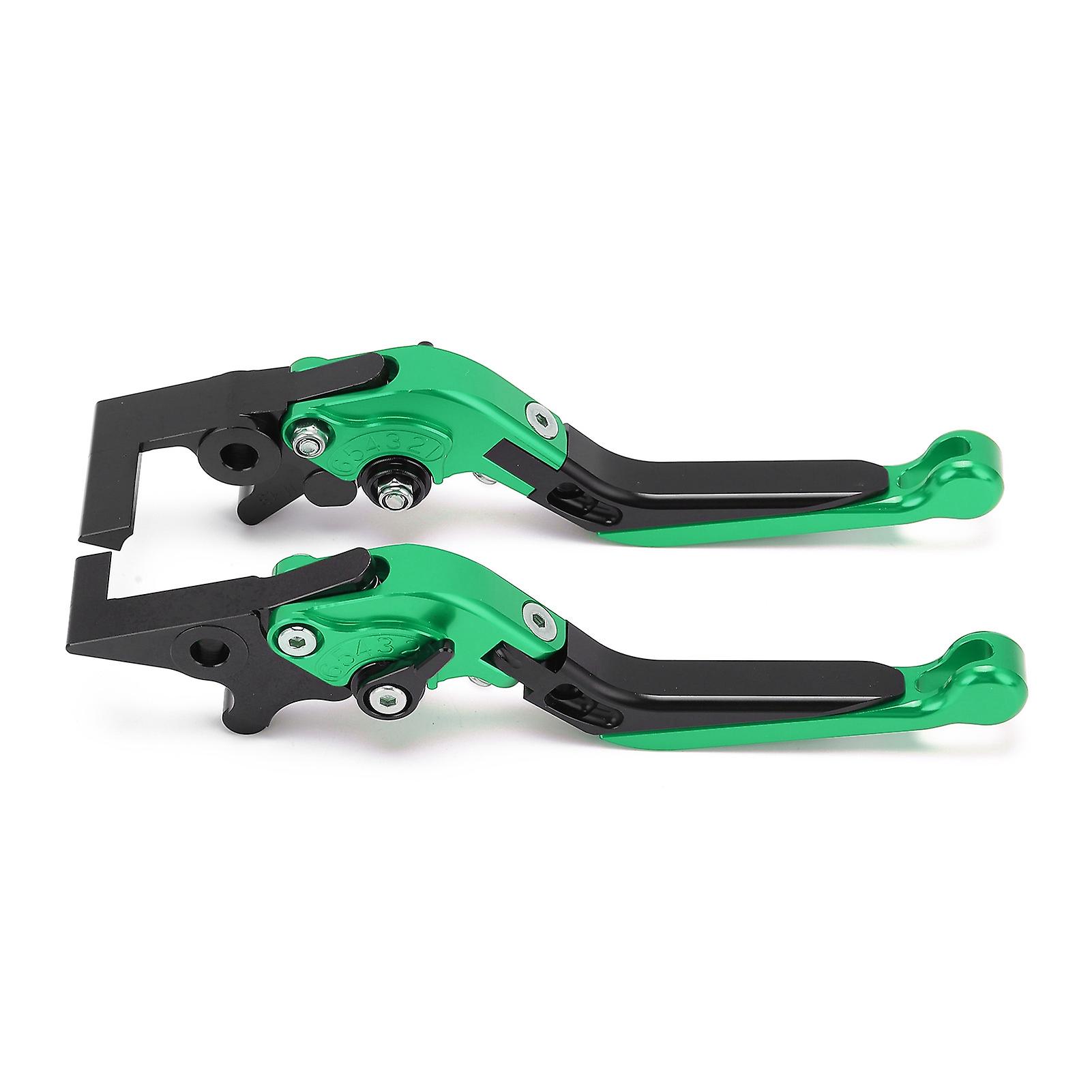 2pcs Motorcycle Brake Clutch Levers Adjustable Cnc Aluminium Alloy Replacement For Adv150 20192021green