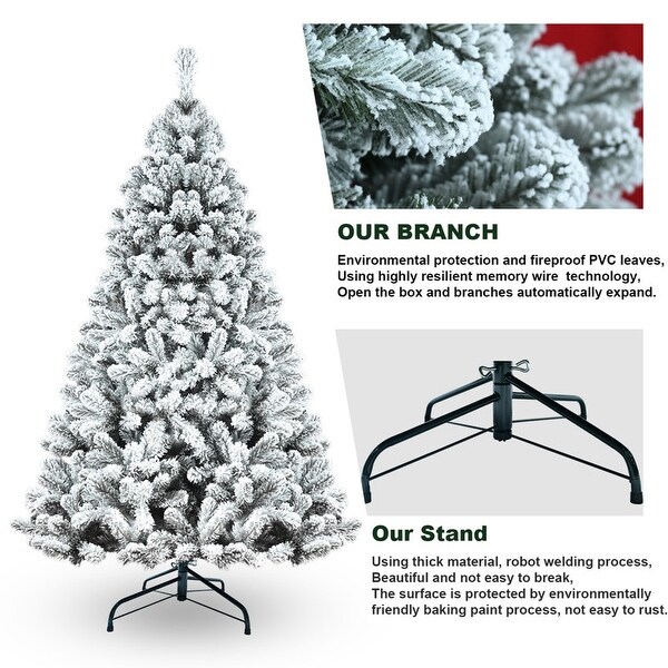 6/7/7.5/8/9 Feet PVC Memory Wire Christmas Tree