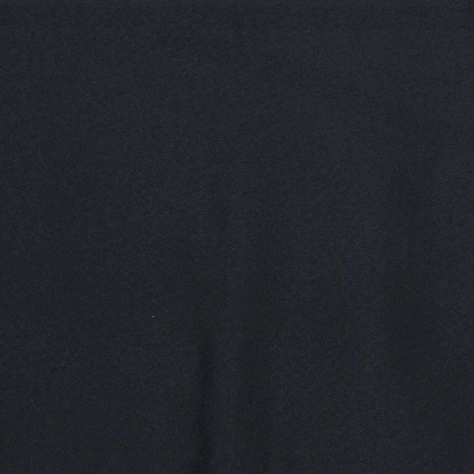 Black Seamless Polyester Rectangular Tablecloth 90