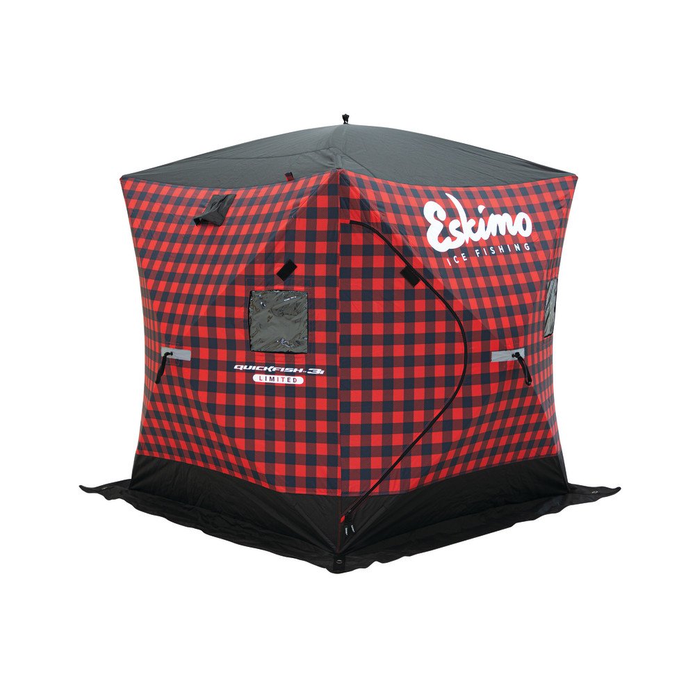 Eskimo Quickfish 3i Plaid Limited Ice Fishing House Portable ;