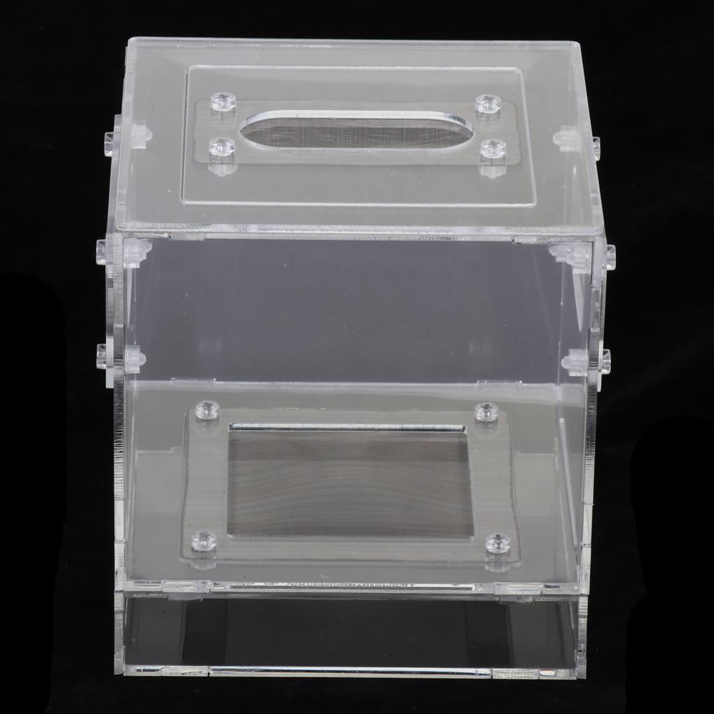 Reptiles Feeding Container Hedgehogs Breeding Tanks Box Case for Turtle S