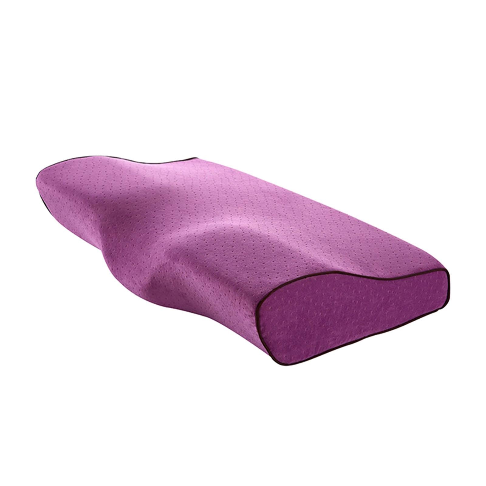 Memory Foam Pillow, Breathable, Slow , , Neck Pillows for , Stomach Sleepers, Girls , Violet