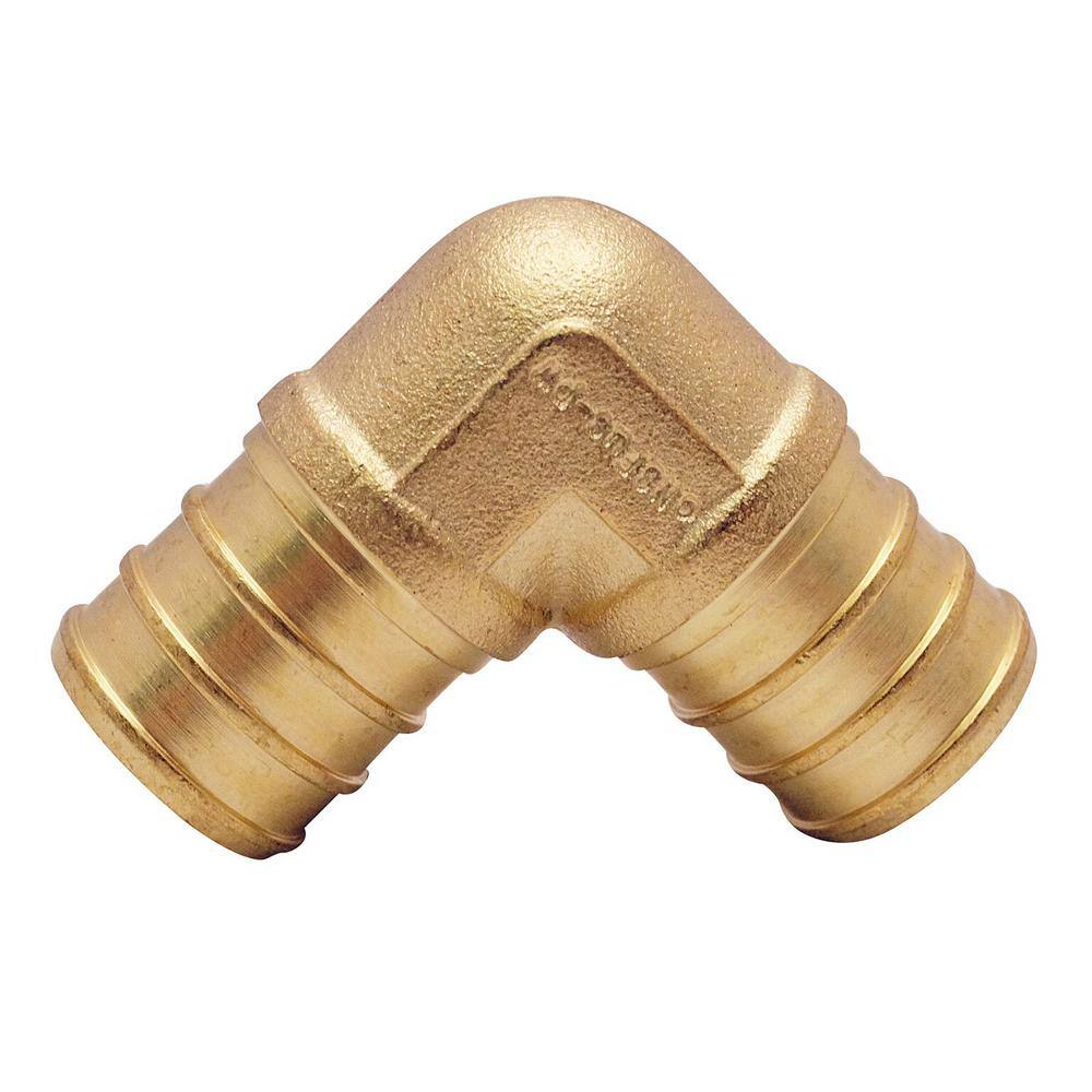 Apollo 34 in. Brass PEX-B Barb 90-Degree Elbow APXE3434