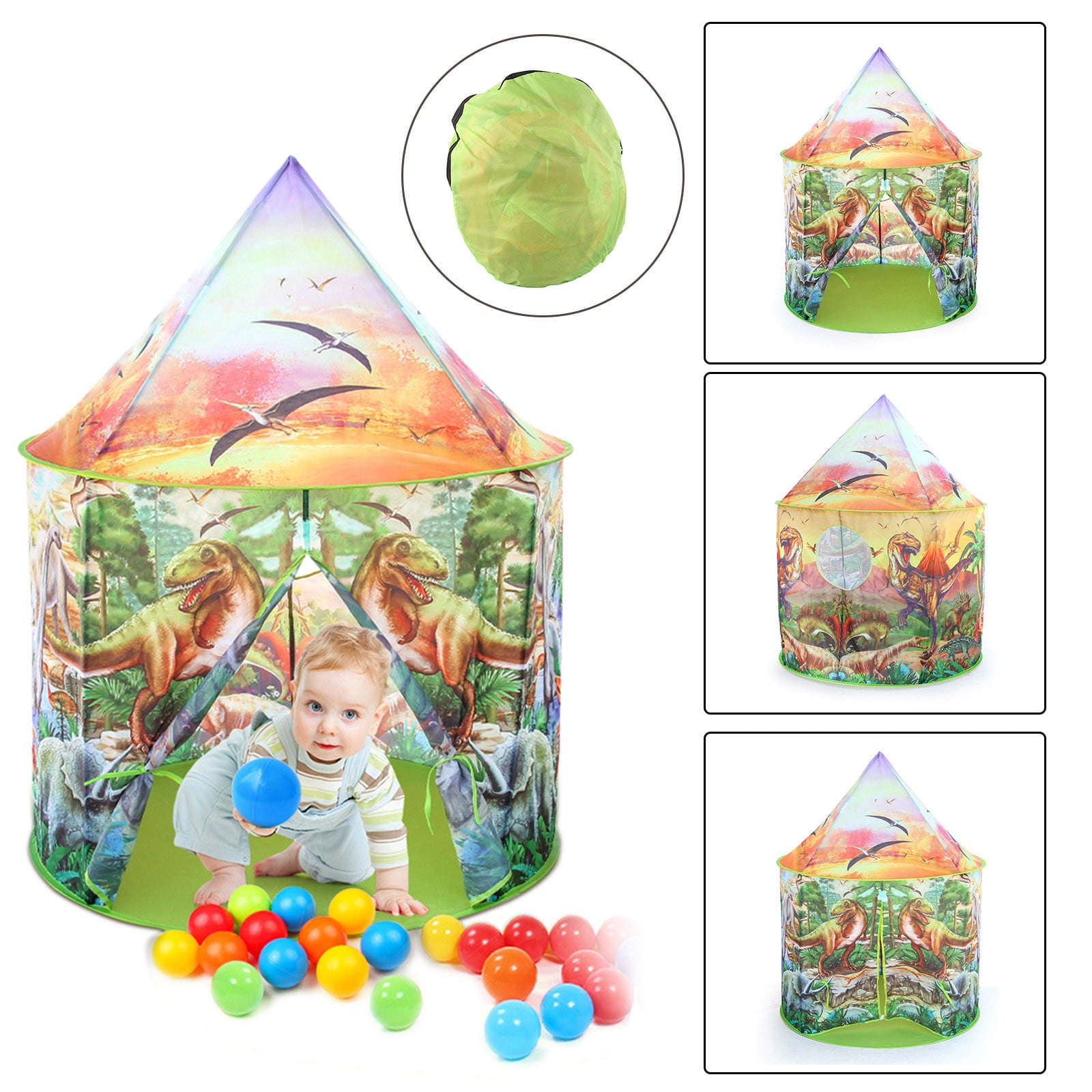 Mortilo Dinosaur Kids Tent For Toddlers Boys & Girls Playhouse Toys For Baby Indoor