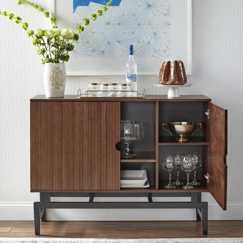 angelo:HOME TV Console/Buffet Cabinet - Luxe (walnut)