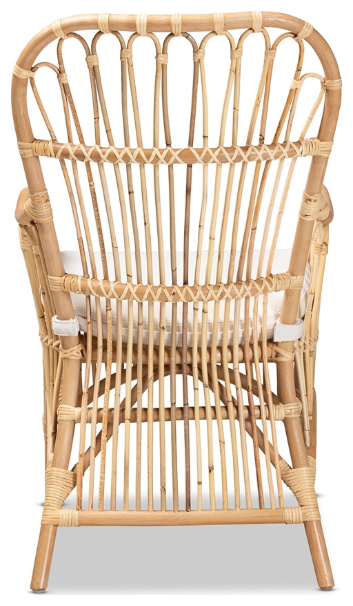 Modern and Contemporary Natural Finished Rattan Armchair   Tropical   Armchairs And Accent Chairs   by Imtinanz  LLC  Houzz