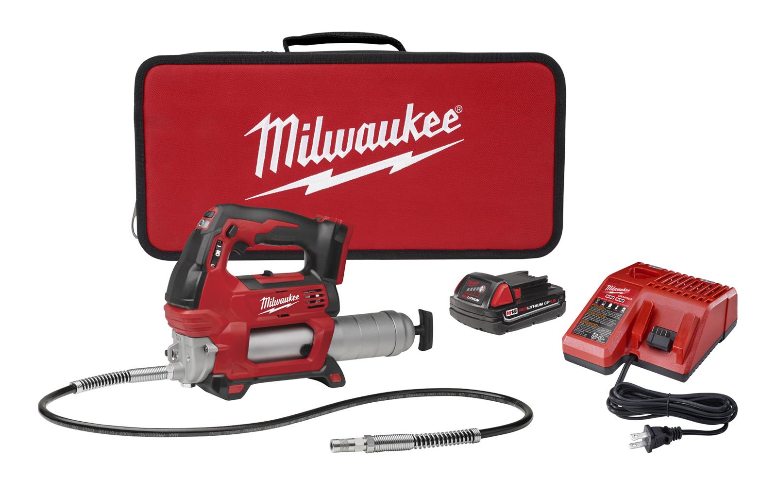 Milwaukee Tool 2646-21CT Milwaukee M18 Cordless 2-Speed Grease Guns