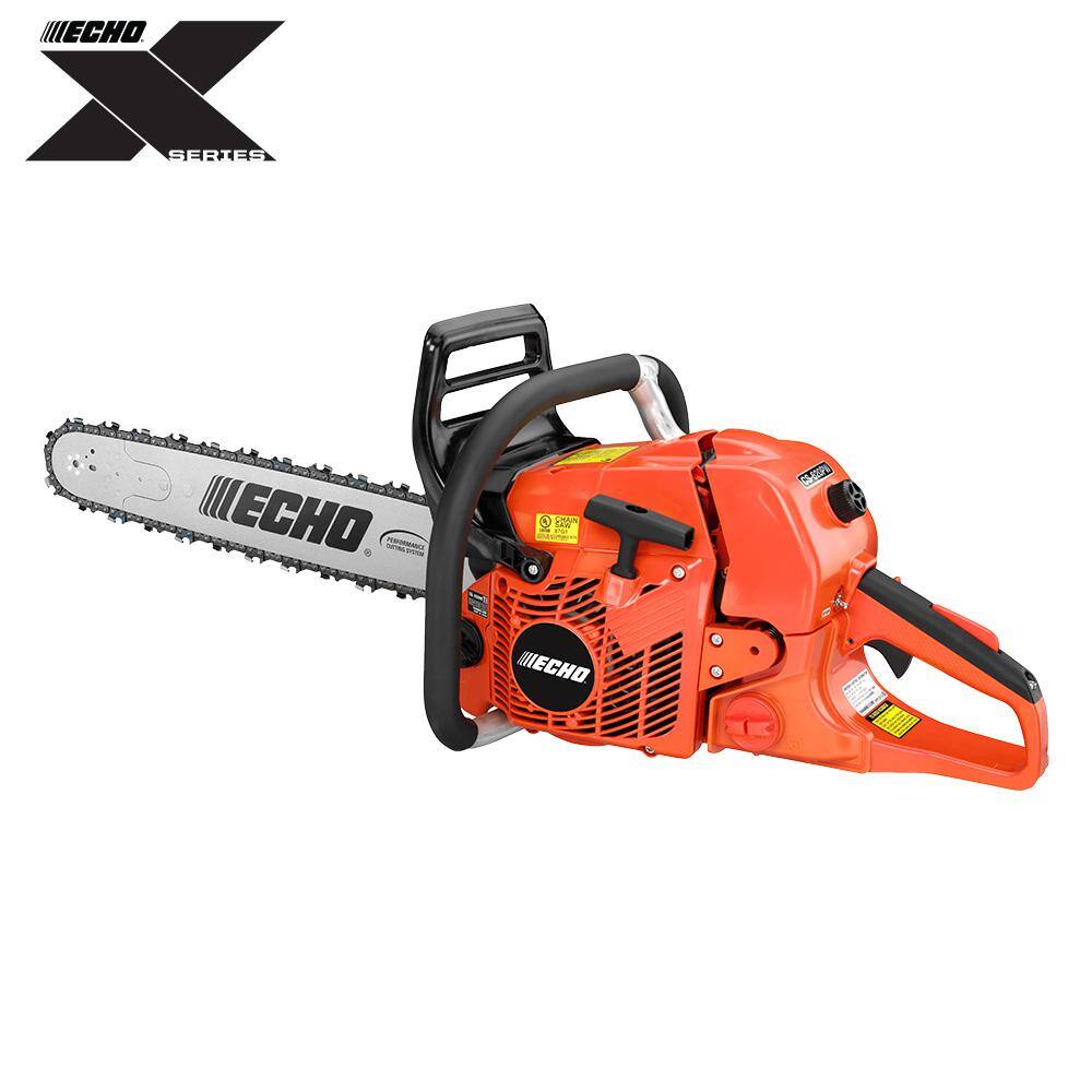 ECHO 24 in. 59.8 cc Gas 2-Stroke X Series Rear Handle Chainsaw with Wrap Handle CS-620PW-24