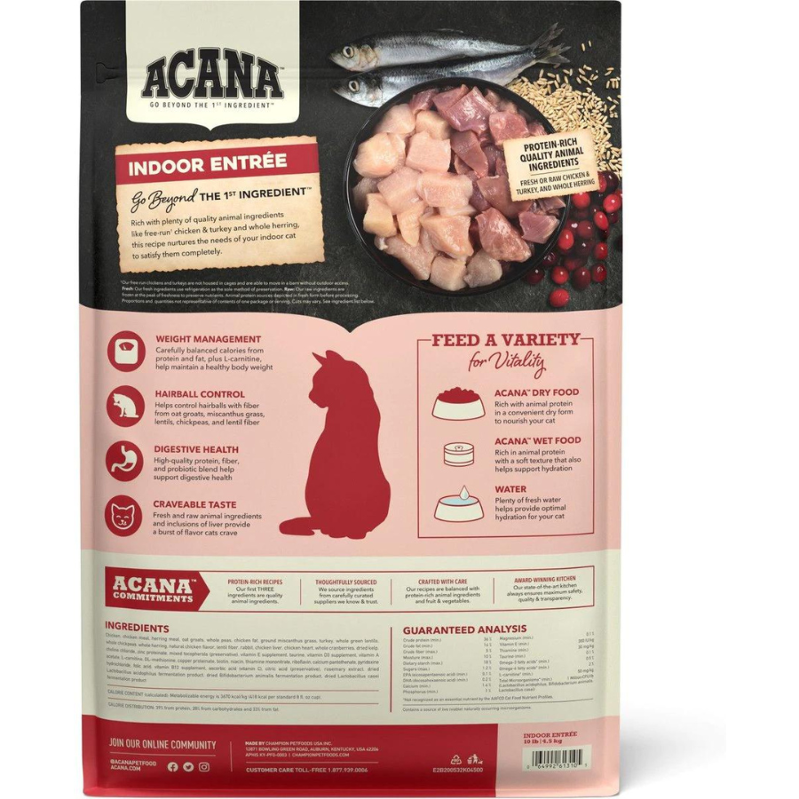 Acana Indoor Entrée Cat Food | Columbus， OH | Mutts and Co.