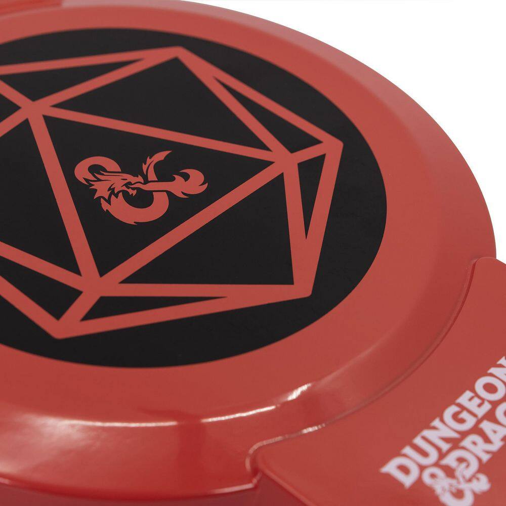 Uncanny Brands Dungeons and Dragons 20-Sided Die Red American Waffle Maker WM1-DAD-DI1