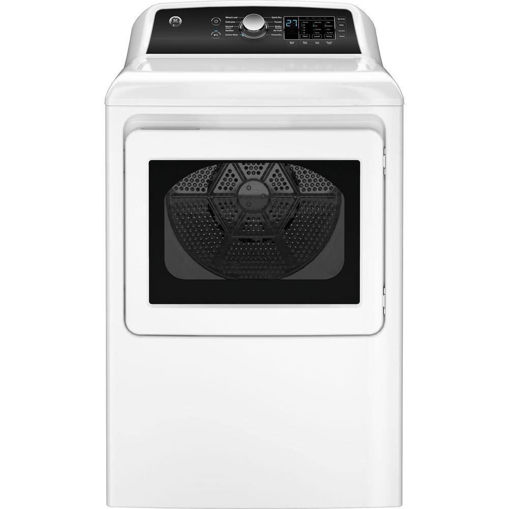 GE 7.4 cu. ft. Gas Dryer with Sensor Dry in White GTD58GBSVWS