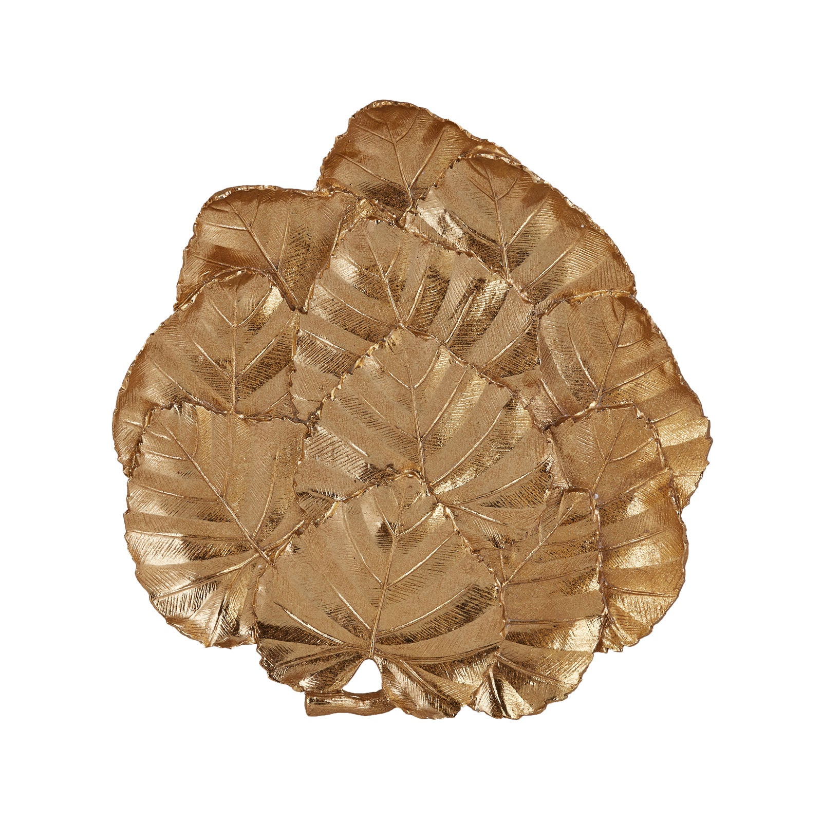 Karaca Leaf Plate 32X29X5 Cm Gold 153.19.01.1102