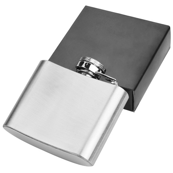 Aspire Blank 2 oz Hip Flask  2.75 H x 2.75 W