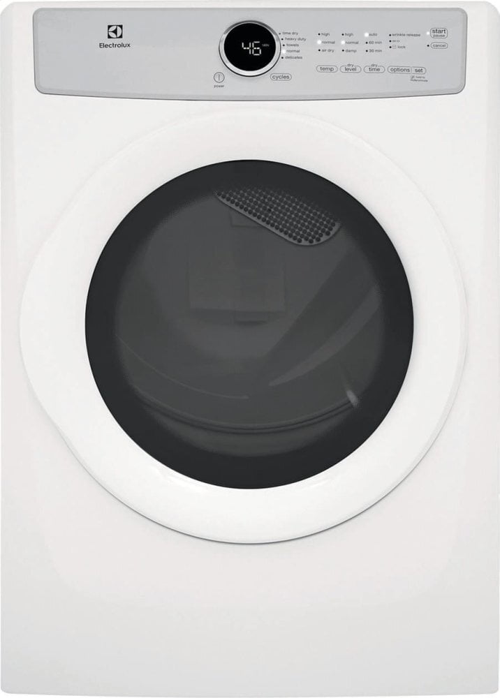 Electrolux EFDE317TIW Front Load Electric Dryer With 5 Cycles - 8.0 Cu. Ft.