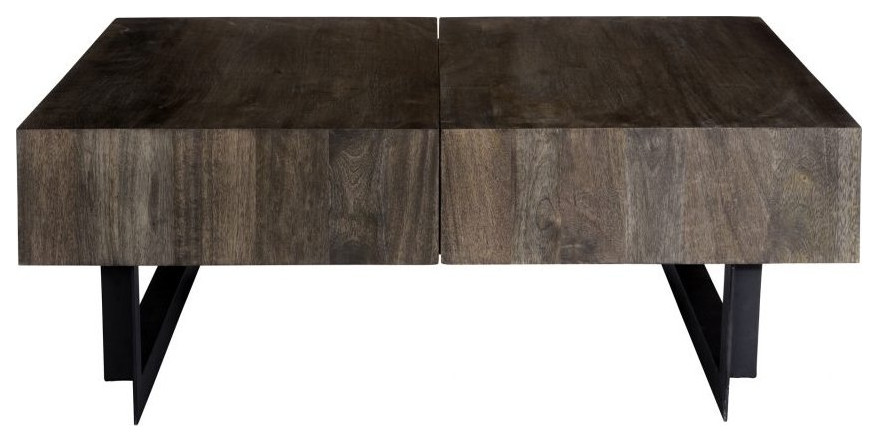 Tiburon Storage Coffee Table   Industrial   Coffee Tables   by Old Bones Co.  Studios  Houzz