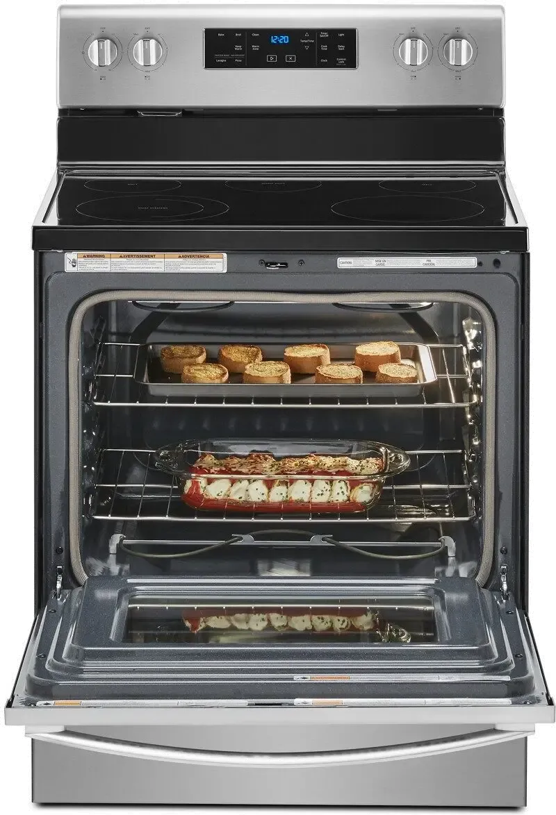 Whirlpool 5.3 cu. ft. Electric Range - 30 Inch Stainless Steel