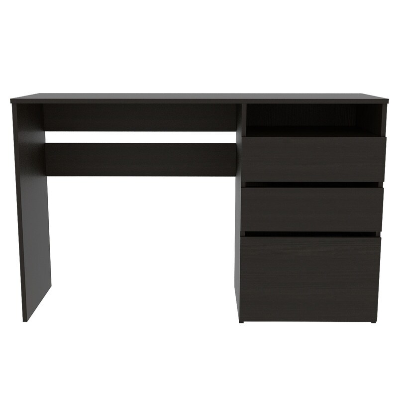 3 Drawer 1 Shelf Computer Desk with Storage  Writing Console Table