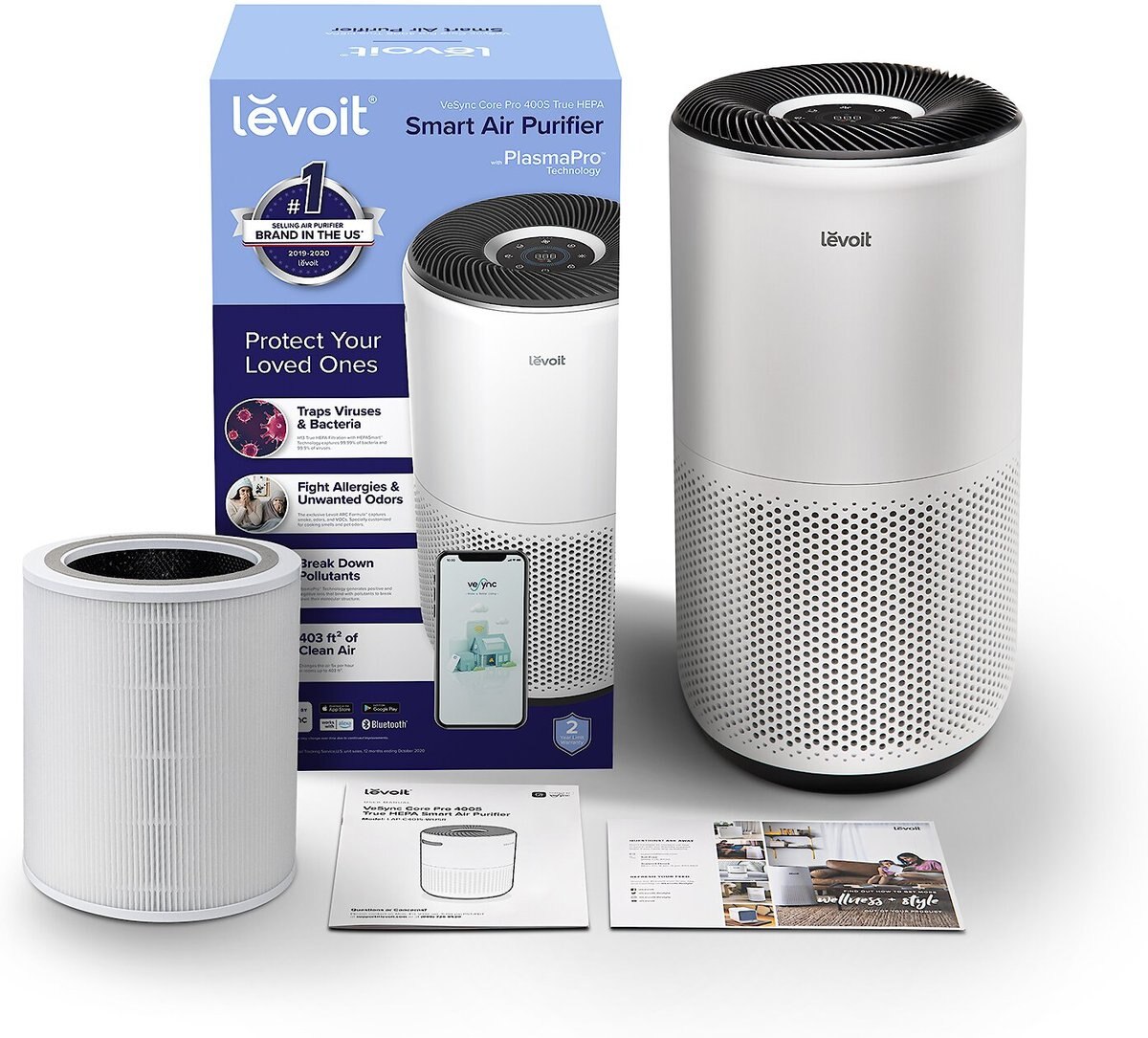 Levoit PlasmaPro 400S True HEPA Smart Air Purifier