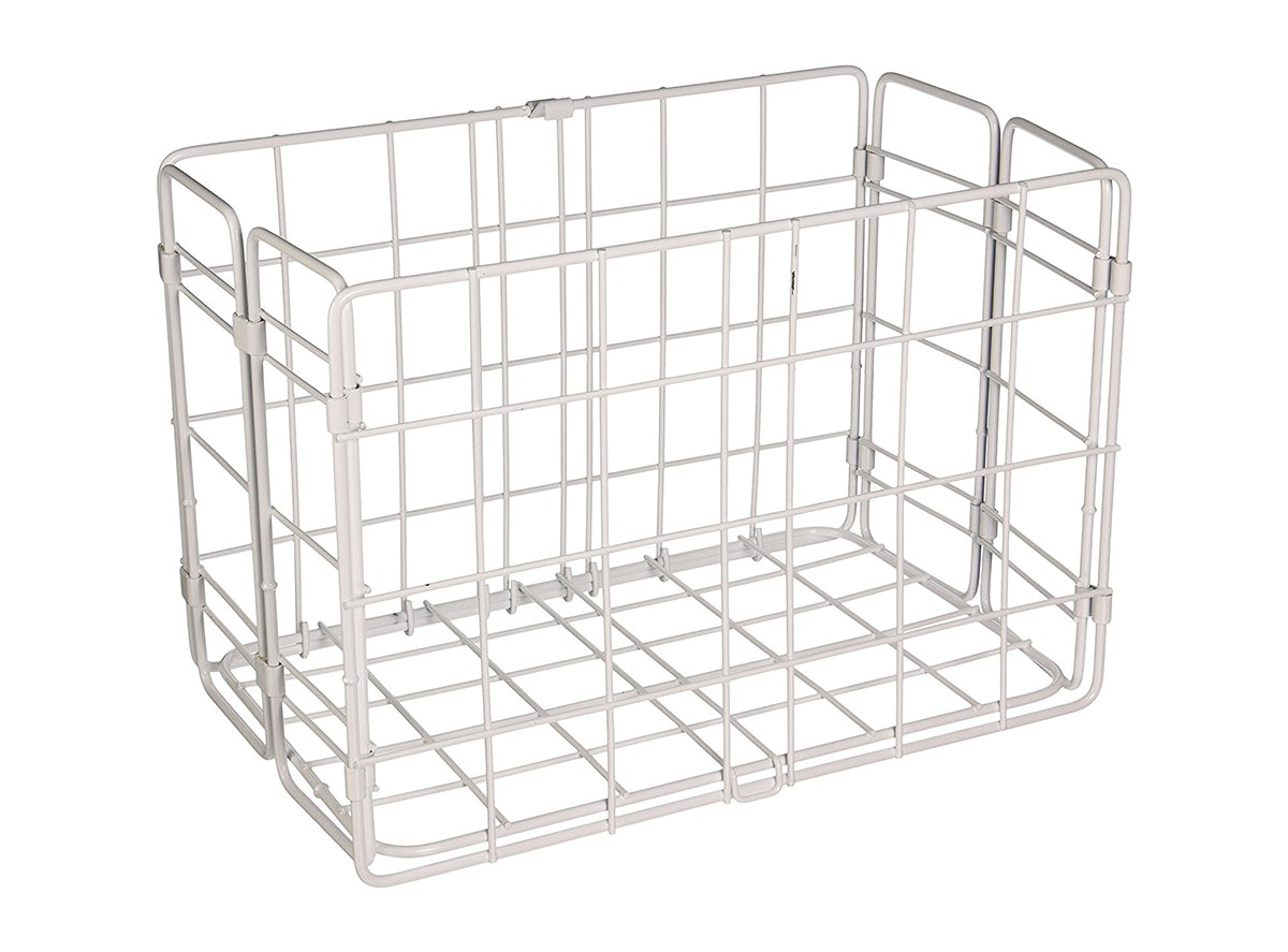 Wald 582 Rear Folding Basket - White