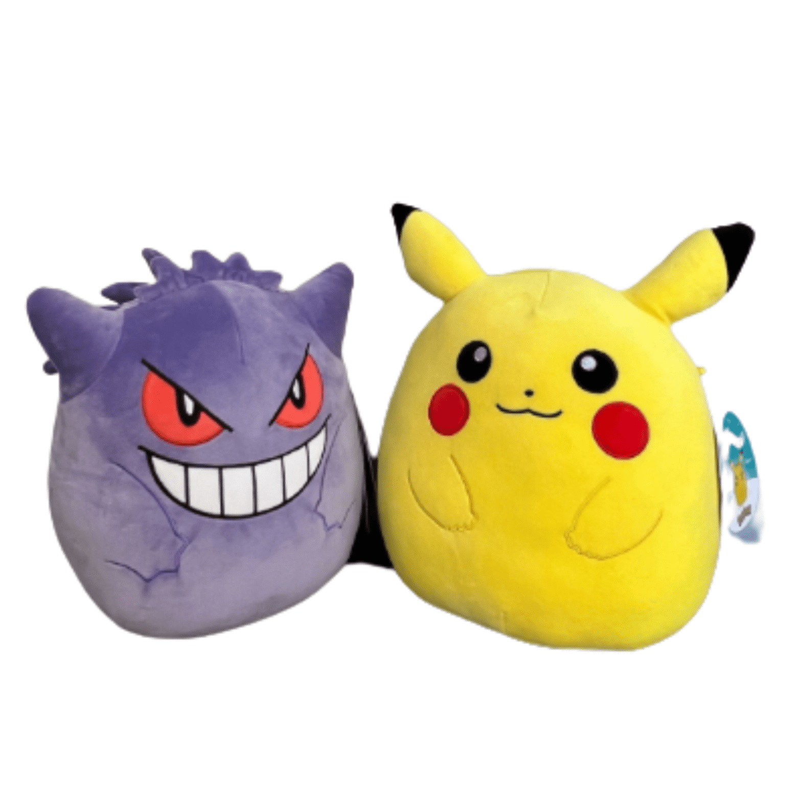 Squishmallows Official Kellytoys Plush 10 Inch Pokemon Pikachu and Gengar Limited Edition 2023 Super Soft Animal Plush Stuffed Toy