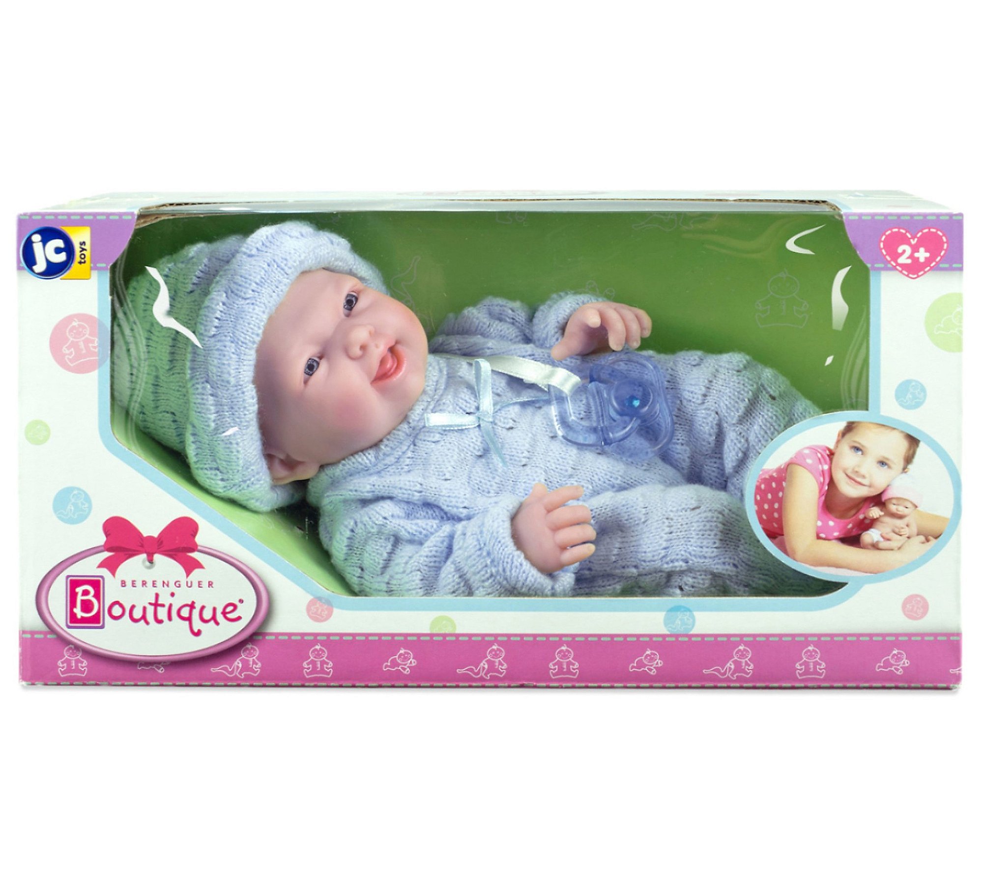 JC Toys Mini La Newborn First Day 9.5 Real BoyBaby Doll