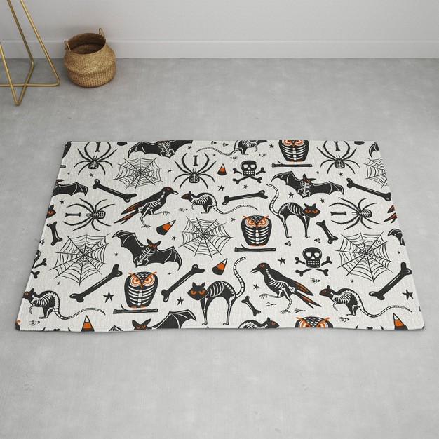 Heather Dutton Halloween Xray Rug Deny Designs