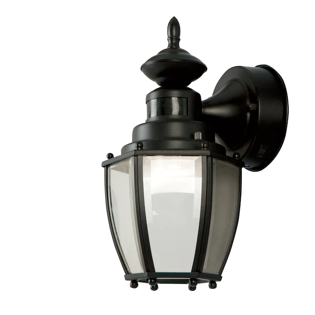 Harbor Breeze 1-Light 11.75-in Black Outdoor Wall Light