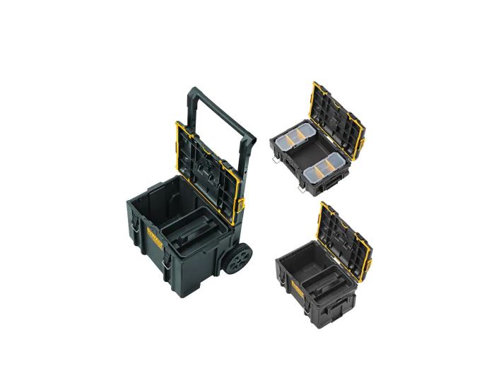 DEWALT TOUGHSYSTEM 2.0 Small Tool Box with Bonus 22 in. Medium Tool Box and 24 in. Mobile Tool Box (3-Piece Set)