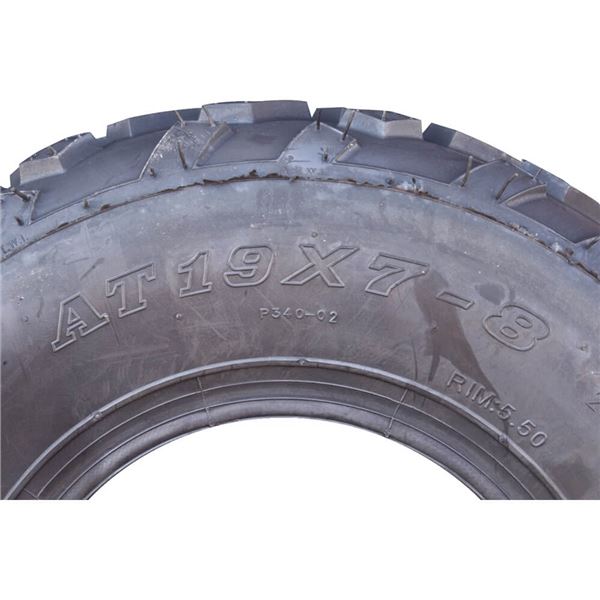 Ocelot All Terrain ATV / UTV Pathfinder AT 489 Dirt Mud Stand Tire 19X7-8 P340