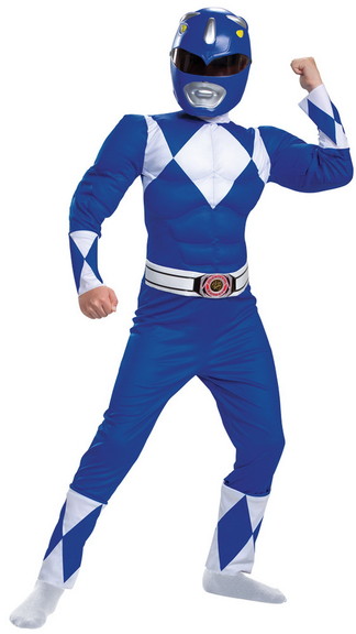 Disguise DG103209 Boy'S Blue Ranger Classic Muscle...