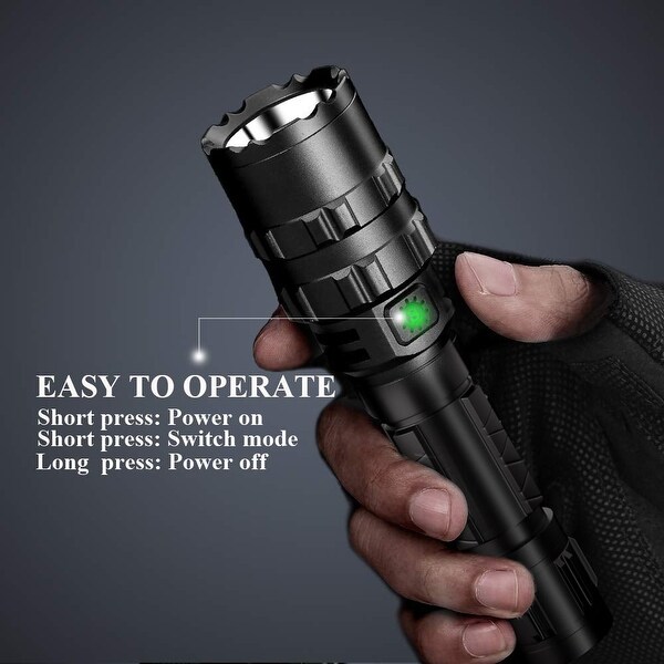 Zoomable Green Light Hunting Led Flashlight - - 37586937