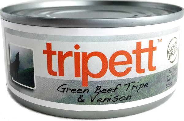 PetKind Tripett Green Beef Tripe and Venison Grain-Free Canned Dog Food