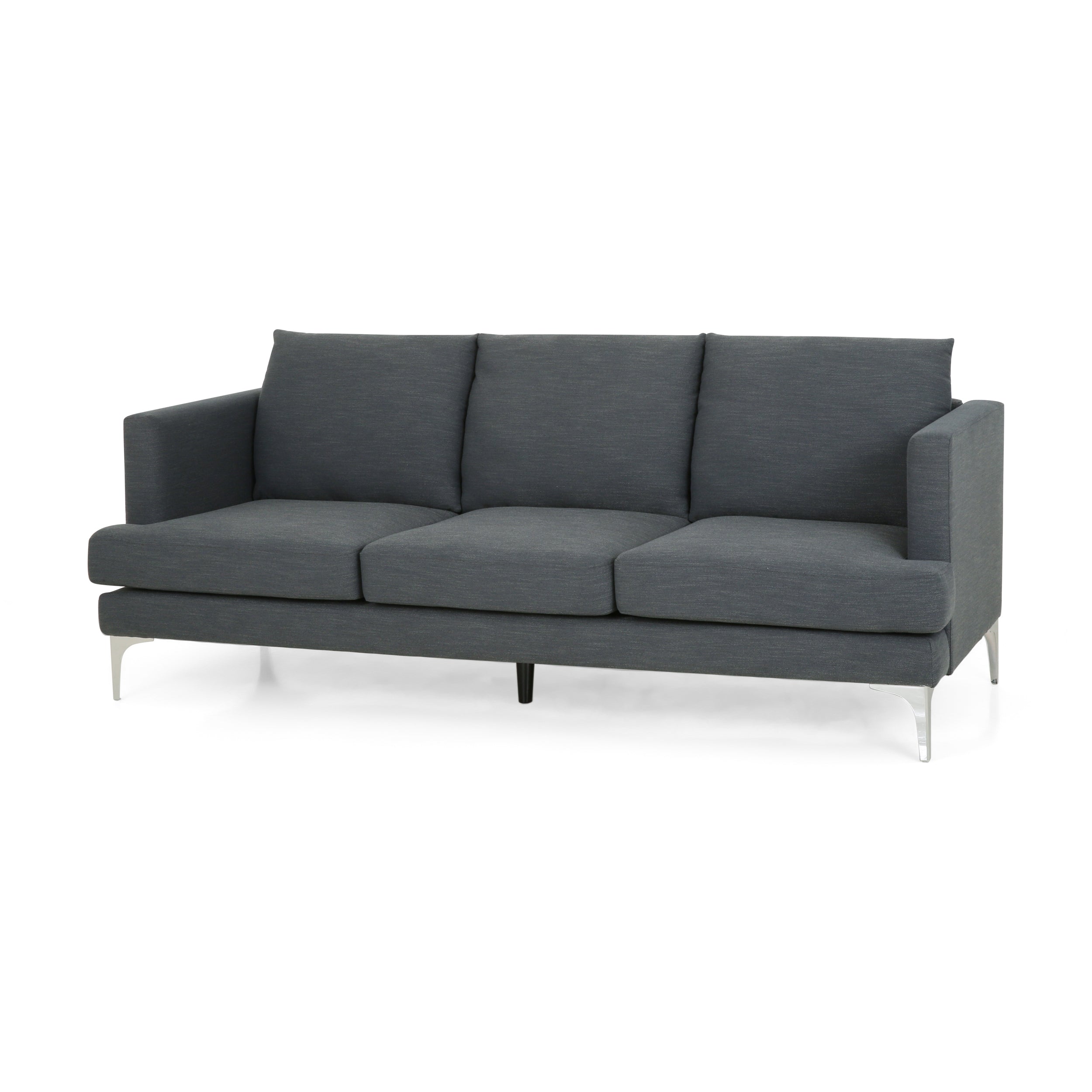 Zoha Modern Fabric 3 Seater Sofa