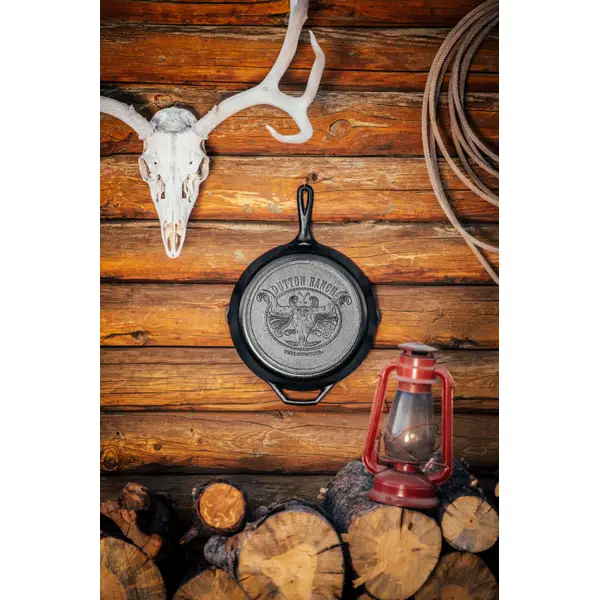 Lodge Yellowstone 12 Inch Cast Iron Steer Skillet