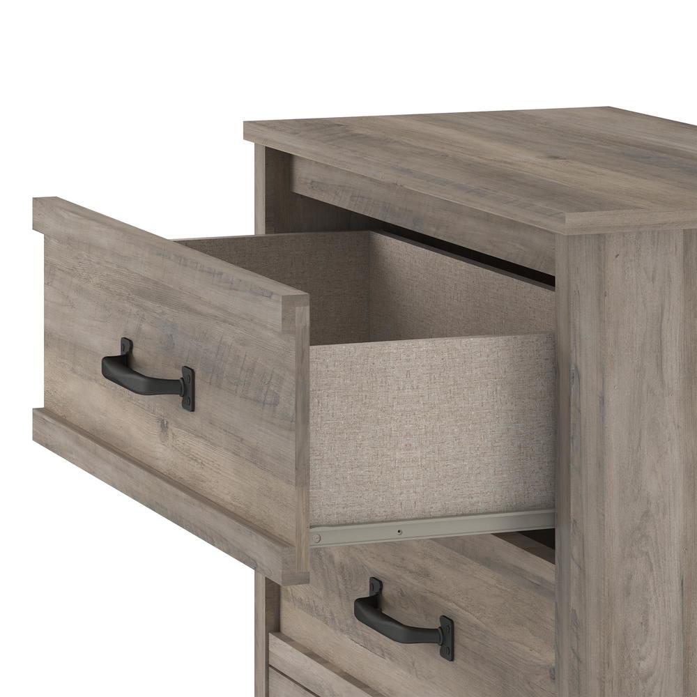 Strick   Bolton Millicent Grey Oak 5 drawer Dresser