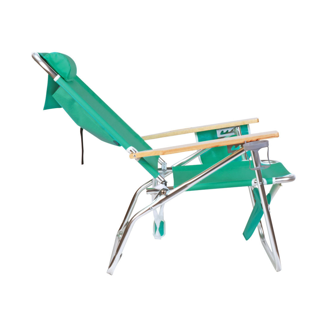 Big Jumbo 500 lbs XL Aluminum Heavy Duty Beach Chair for Big and Tall - 4 Reclining Positions