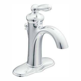 MOEN Brantford Single Hole Single-Handle High-Arc Bathroom Faucet in Chrome (Model: 66600) 66600