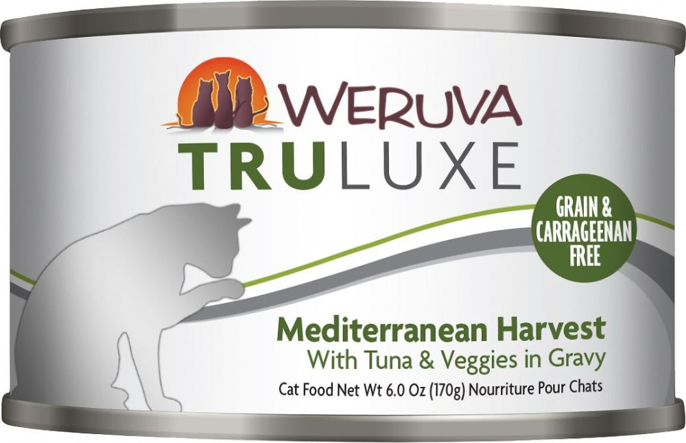 Weruva TRULUXE Mediterranean Harvest with Tuna  Veggies in Gravy Cann