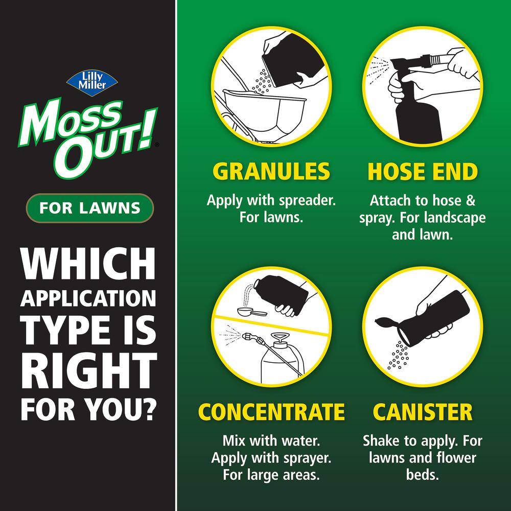 Moss Out! 5 lbs. Moss Out! Ready-to-Use Moss Killer Lawn Granules 100543551