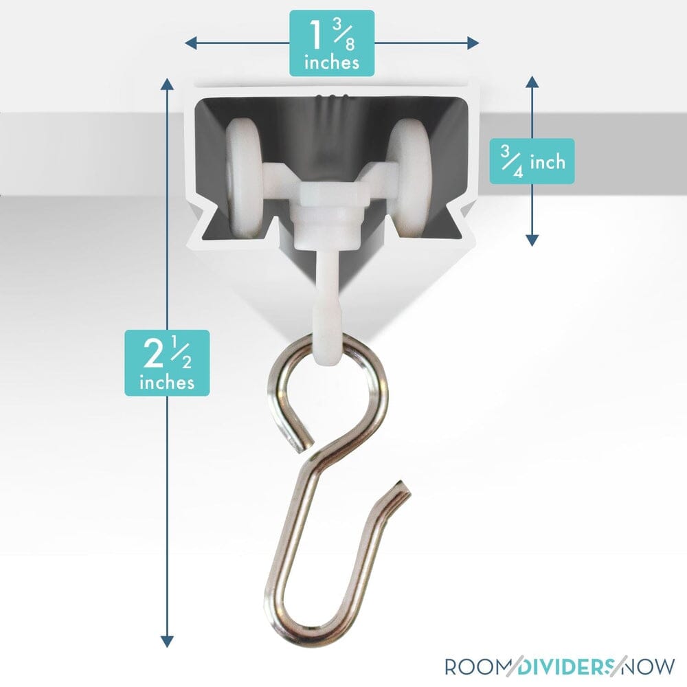 Ceiling Track Accessories: Curtain Track Hooks, Roller Hooks