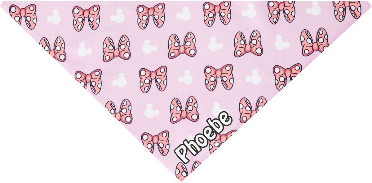 Disney Minnie Mouse Bows Personalized Dog and Cat Bandana