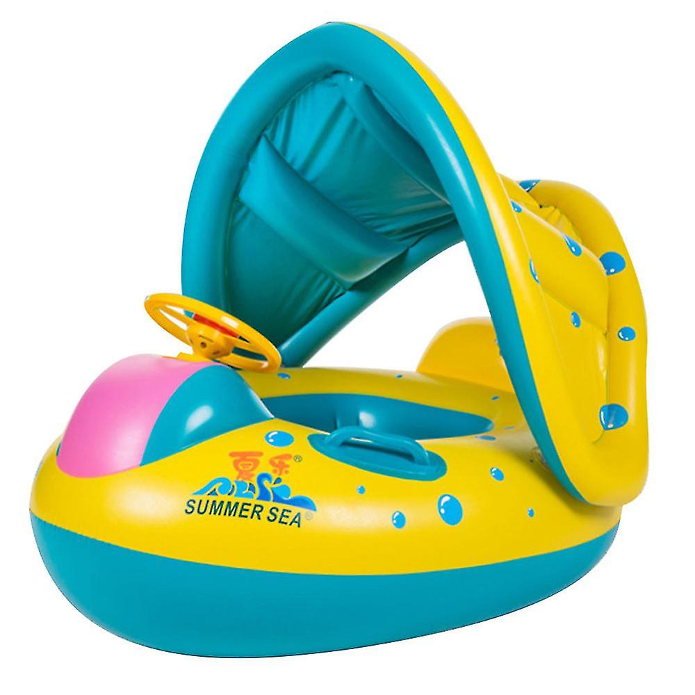 Inflatable Baby Swimming Ring Kids Summer Swimming Pool Swan Swim Float Water Fun Pool Toys Swim Ring Seat Boat Sport For 3-6y