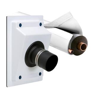 AIREX TITAN OUTLET TGS White Titan Outlet with White 6ft. E-Flex Guard for 34 in. insulation w 58 in. 34in.  78 in. tubing TGS-675W-72C-W