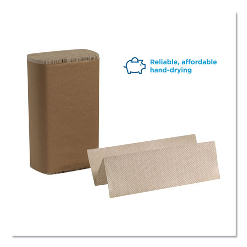 Georgia Pacific Pacific Blue Basic Recycled Multifold Paper Towel | Brown， 23304， 250 Towels