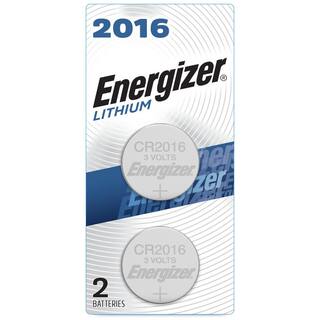 Energizer 2016 Batteries (2-Pack) 3V Lithium Coin Batteries 2016BP-2